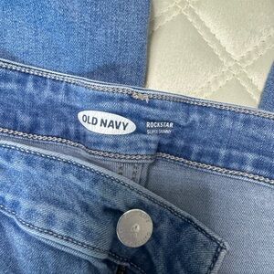Old Navy Women's Rockstar Super Skinny Jeans - Blue